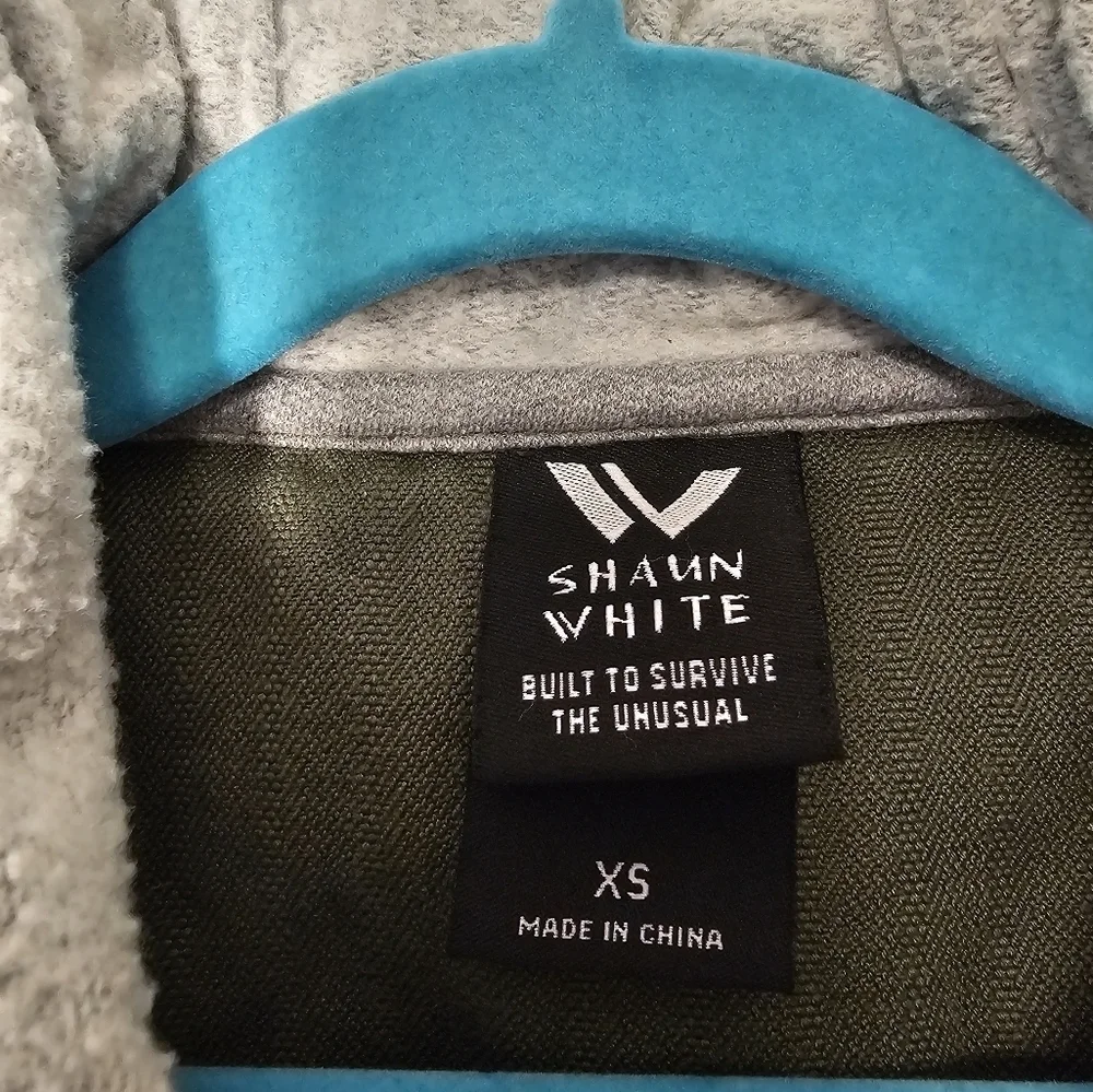 Shaun White Kids Green Hooded Jacket Size XS